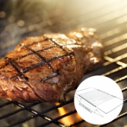 Image de Herzberg HG-03213: Grille De Cuisson Universelle Pour Four Et Grille À Sous-verre Réglable