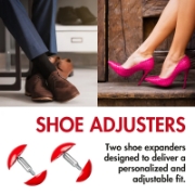 Image de Herzberg Hg-03763: Ajusteur, Formeur Et Élargisseur De Chaussures En Plastique, 2 Pièces