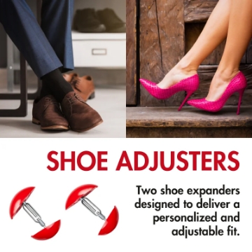 Show details for Herzberg HG-03763: 2 Pieces Plastic Shoe Adjuster, Shaper, & Expander Picture of Herzberg HG-03763: 2 Pieces Plastic Shoe Adjuster, Shaper, & Expander