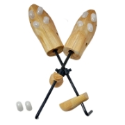Image de Herzberg HG-03787: Stretcher et extenseur de chaussures réglable en bois à 2 voies - Hommes