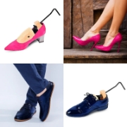 Image de Herzberg HG-03770: Stretcher et extenseur de chaussures réglable en bois à 2 voies - Femmes
