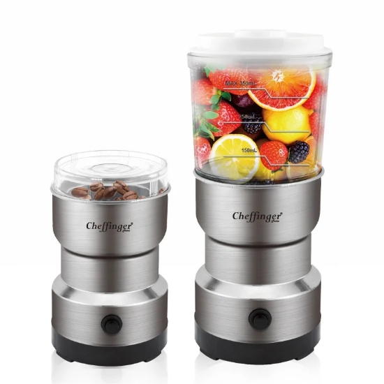 Image de Cheffinger CF-CGB300: Moulin À Café Et Mixeur Électrique 300W
