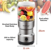 Image de Cheffinger CF-CGB300: Moulin À Café Et Mixeur Électrique 300W