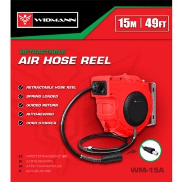 Show details for Widmann WM-15A: 15M Retractable Air Hose Reel Picture of Widmann WM-15A: 15M Retractable Air Hose Reel