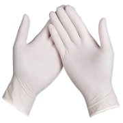 Image de Master Gloves: Paquet de 100 Gants Poudrés Jetables en Latex - Taille L