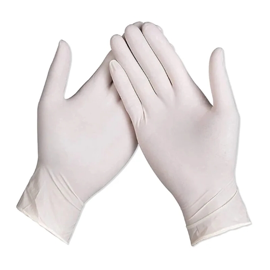 Image de Master Gloves: Paquet de 100 gants poudrés jetables en latex - Taille M