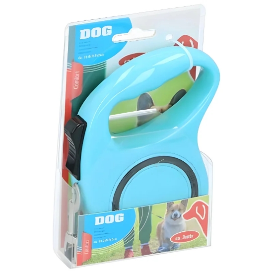 Image de Pet Treatment ED-42835: Laisse Rétractable Pour Chien - 3M Bleu