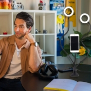 Image de Grundig ED-95927: Support de Téléphone a Pince a Double Anneau Lumineux 2 en 1