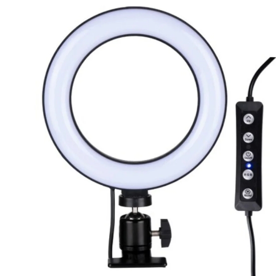 Image de Grundig ED-96177: Lampe Annulaire RVB à Clipser
