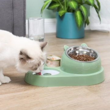 Show details for Herzberg HG-04197: Multifunctional Dual Pet Food & Water Despenser Picture of Herzberg HG-04197: Multifunctional Dual Pet Food & Water Despenser