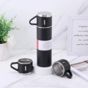 Image de Herzberg HG-04210: Flacon Isotherme de Voyage Isolé Sous Vide en Acier Inoxydable - 500 ml