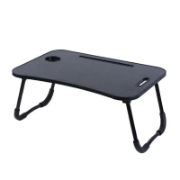 Image de Herzberg HG-04173: Bureau Pliable Avec Porte-gobelet et Tablette