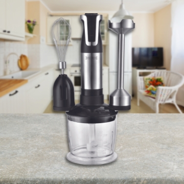 Show details for Royalty Line RL-ESMS800BLK: 3-in-1 Hand Blender Set - Power Whisk, Immersion Blender, Chopper - Black Picture of Royalty Line RL-ESMS800BLK: 3-in-1 Hand Blender Set - Power Whisk, Immersion Blender, Chopper - Black