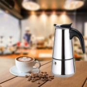 Image de Eisenbach EB-400CM: Cafetière Expresso en Acier Inoxydable - 4 Tasses