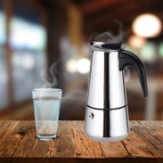 Image de Eisenbach EB-400CM: Cafetière Expresso en Acier Inoxydable - 4 Tasses