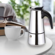 Image de Eisenbach EB-600CM: Cafetière Expresso en Acier Inoxydable - 6 Tasses