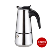 Image de Eisenbach EB-900CM: Cafetière Expresso en Acier Inoxydable - 9 Tasses
