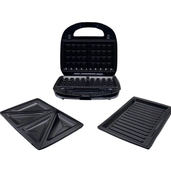 Picture of Eisenbach HW-1880: 3in1 Sandwich Press, Waffle, Grill Maker - 1000W