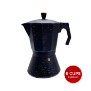 Image de Eisenbach LSS06: Cafetière Expresso Moka en Aluminium - 6 Tasses