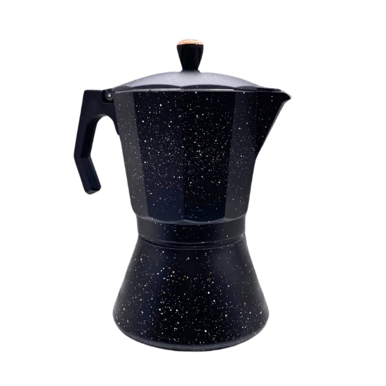 Image de Eisenbach LSS012: Cafetière Expresso Moka en Aluminium - 12 Tasses