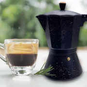 Image de Eisenbach LSS012: Cafetière Expresso Moka en Aluminium - 12 Tasses
