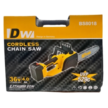 Show details for DW BS-8018: Portable Cordless Chain Saw - 36V Picture of DW BS-8018: Portable Cordless Chain Saw - 36V