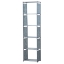 Image de Herzberg HG-03619: Étagère de Rangement et Bibliothèque Multifonctionnelle à 5 Niveaux (42 x 153 cm) - Gris