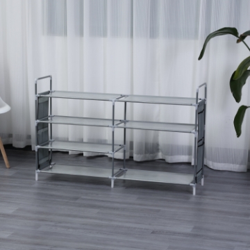 Show details for Herzberg HG-03596: 7- Layer Storage Shoe Rack (12x70cm) - Grey Picture of Herzberg HG-03596: 7- Layer Storage Shoe Rack (12x70cm) - Grey