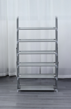 Show details for Herzberg HG-03602: 6 Layer Storage Shoe Rack (47x100cm) - Grey Picture of Herzberg HG-03602: 6 Layer Storage Shoe Rack (47x100cm) - Grey