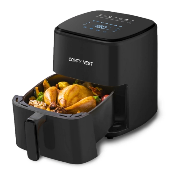 Image de Comfy Nest CN-06191: Friteuse à Air Numérique 1400 W - 5L