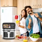Image de Comfy Nest CN-06160: Friteuse à Air Numérique 1700 W - 8 L