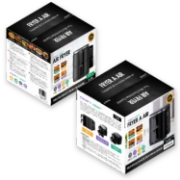 Image de Comfy Nest CN-06177: Friteuse à Air à Double Panier de 2800W Avec Panneau Latéral Rabattable Numérique - 11 L