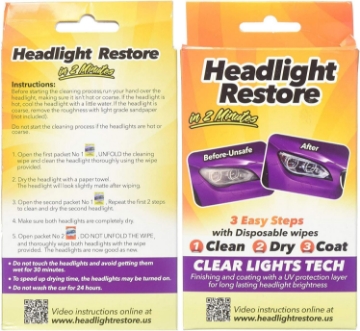 Show details for Clear Lights Tech Headlight Restoration Kit Picture of Clear Lights Tech Headlight Restoration Kit