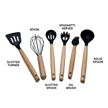 Show details for Eisenbach A0022A: 7-Piece Kitchen Utensils Set - Wood Picture of Eisenbach A0022A: 7-Piece Kitchen Utensils Set - Wood