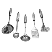 Image de Eisenbach A0018 : Ensemble d'ustensiles de cuisine en acier inoxydable 5 pièces