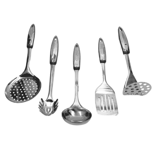 Image de Eisenbach A0018 : Ensemble d'ustensiles de cuisine en acier inoxydable 5 pièces