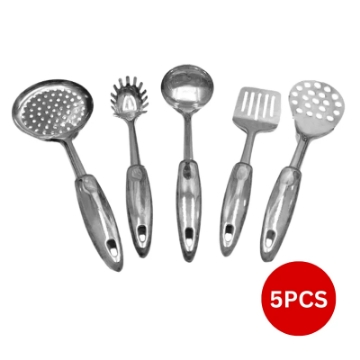 Show details for Eisenbach A0018: 5-Piece Stainless Kitchen Tool Set Picture of Eisenbach A0018: 5-Piece Stainless Kitchen Tool Set