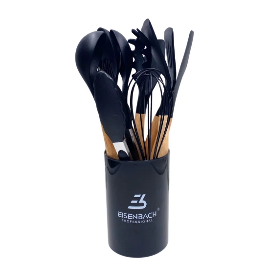 Image de Eisenbach A0022: Ensemble D'ustensiles de Cuisine 12 pièces - Bois