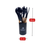 Image de Eisenbach A0022: Ensemble D'ustensiles de Cuisine 12 pièces - Bois