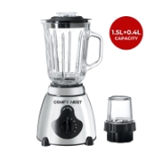 Image de Comfy Nest CN-BLG15: Mixeur et broyeur en verre 2 en 1 avec broyeur à glace