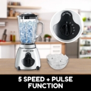 Image de Comfy Nest CN-BLG15: Mixeur et broyeur en verre 2 en 1 avec broyeur à glace