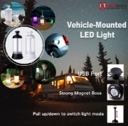 Picture of Herzberg HG-5049: Vehicle-Mounted LED Light Black