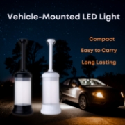 Picture of Herzberg HG-5049: Vehicle-Mounted LED Light Black
