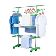 Image de Herzberg Séchoir à linge à 3 étages Pour les Vêtements Vert