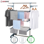 Image de Herzberg Séchoir à linge à 3 étages Pour les Vêtements Vert