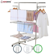 Image de Herzberg Séchoir à linge à 3 étages Pour les Vêtements Vert