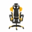 Image de Herzberg HG-8083 : Chaise De Jeu Et De Bureau Tricolore Avec Accent Linéaire Jaune