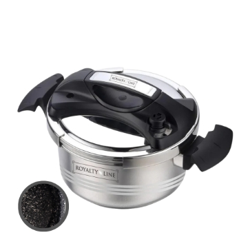 Show details for Royalty Line RL-24PS6LM: 24cm Marble Coated Pressure Cooker - 6L Picture of Royalty Line RL-24PS6LM: 24cm Marble Coated Pressure Cooker - 6L