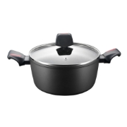 Image de Royalty Line RL-FTN24: Cocotte en fonte marbrée Greblon de 24cm - 4.5L