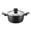 Image de Royalty Line RL-FTN24: Cocotte en fonte marbrée Greblon de 24cm - 4.5L